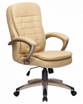 Офисное кресло для руководителей DOBRIN DONALD LMR-106B бежевый в Советском - sovetskiy.ok-mebel.com | фото