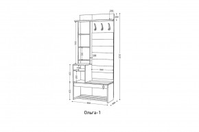 ОЛЬГА Прихожая (модульная) в Советском - sovetskiy.ok-mebel.com | фото 3