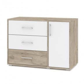 ОЛИВИЯ О63 Комод (дуб серый/белый) в Советском - sovetskiy.ok-mebel.com | фото