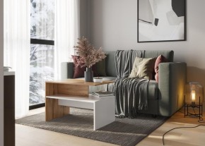 ПАРУС Стол (белый/вотан) в Советском - sovetskiy.ok-mebel.com | фото
