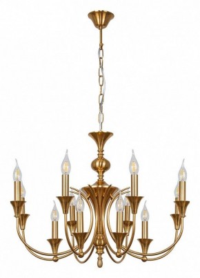 Подвесная люстра Arte Lamp Collinetta A4094LM-12PB в Советском - sovetskiy.ok-mebel.com | фото 2