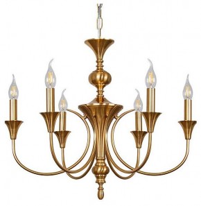 Подвесная люстра Arte Lamp Collinetta A4094LM-6PB в Советском - sovetskiy.ok-mebel.com | фото