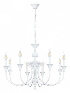 Подвесная люстра Arte Lamp Collinetta A4094LM-8WH в Советском - sovetskiy.ok-mebel.com | фото 2