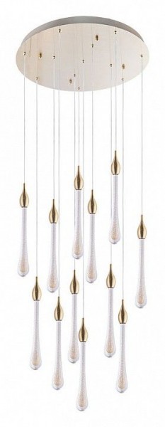 Подвесная люстра Arte Lamp Raindrop A1803LM-36PB в Советском - sovetskiy.ok-mebel.com | фото