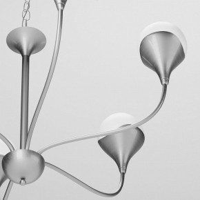 Подвесная люстра Eurosvet Calyx 60169/6 никель в Советском - sovetskiy.ok-mebel.com | фото 5