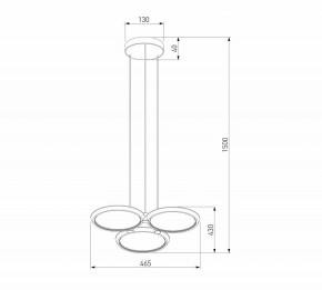 Подвесная люстра Eurosvet Crespella 90034/3 золото в Советском - sovetskiy.ok-mebel.com | фото 5