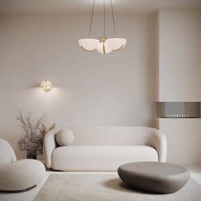 Подвесная люстра Eurosvet Emisfero 50083/3 LED золото в Советском - sovetskiy.ok-mebel.com | фото 4