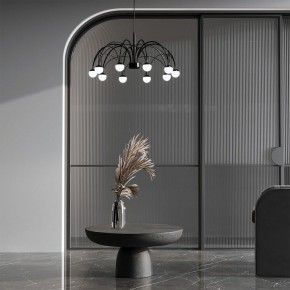 Подвесная люстра Eurosvet Ragno 90034/10 LED черный в Советском - sovetskiy.ok-mebel.com | фото 4