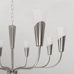 Подвесная люстра Eurosvet Rhyton 60167/8 никель в Советском - sovetskiy.ok-mebel.com | фото 8