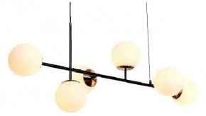 Подвесная люстра iLamp Golden 9136P/6 BK-WH в Советском - sovetskiy.ok-mebel.com | фото