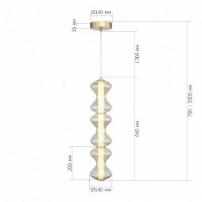 Подвесная люстра ST-Luce SPINE SL6136.213.01 в Советском - sovetskiy.ok-mebel.com | фото 4