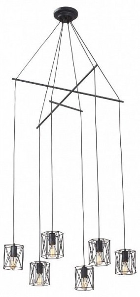Подвесная люстра Vitaluce V3028 V3028-1/6S в Советском - sovetskiy.ok-mebel.com | фото