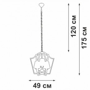 Подвесная люстра Vitaluce V4991 V4991-8/3 в Советском - sovetskiy.ok-mebel.com | фото 3