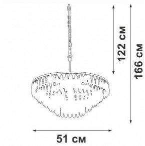 Подвесная люстра Vitaluce V5352 V5352-1/5 в Советском - sovetskiy.ok-mebel.com | фото