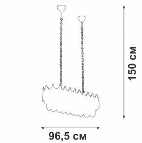 Подвесная люстра Vitaluce V58120 V58120-8/11 в Советском - sovetskiy.ok-mebel.com | фото 3