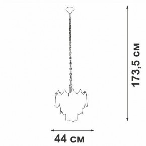 Подвесная люстра Vitaluce V58120 V58120-8/5 в Советском - sovetskiy.ok-mebel.com | фото 3