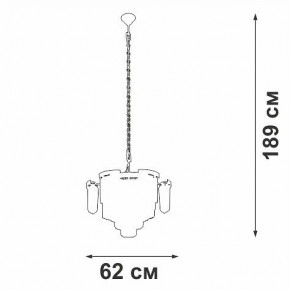 Подвесная люстра Vitaluce V58370 V58370-8/13 в Советском - sovetskiy.ok-mebel.com | фото 3
