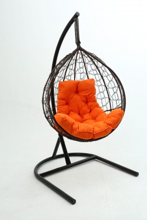 Подвесное кресло Бароло (коричневый/оранжевый) в Советском - sovetskiy.ok-mebel.com | фото