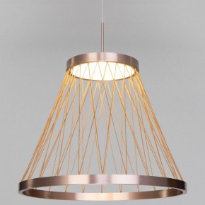 Подвесной светильник Eurosvet Cesta 40016/1 LED коричневый в Советском - sovetskiy.ok-mebel.com | фото