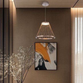 Подвесной светильник Eurosvet Cesta 40016/1 LED коричневый в Советском - sovetskiy.ok-mebel.com | фото 4