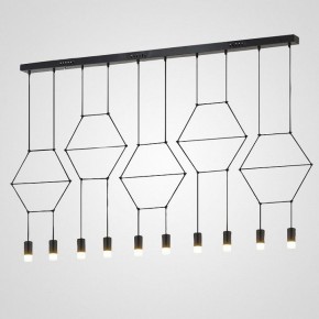 Подвесной светильник Imperiumloft Via Wireflow polyhedral Via01 в Советском - sovetskiy.ok-mebel.com | фото