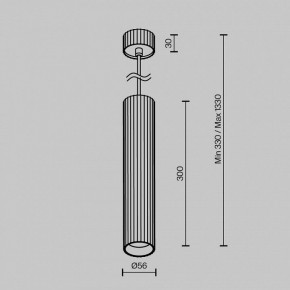 Подвесной светильник Maytoni Calipso P106PL-01-GU10-BS в Советском - sovetskiy.ok-mebel.com | фото 8