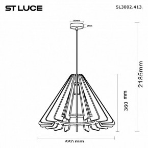 Подвесной светильник ST-Luce Sentito SL3002.413.01 в Советском - sovetskiy.ok-mebel.com | фото 5