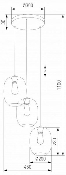 Подвесной светильник TK Lighting Elio 5973 Elio в Советском - sovetskiy.ok-mebel.com | фото 3