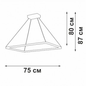 Подвесной светильник Vitaluce V2704 V2704-9/1S в Советском - sovetskiy.ok-mebel.com | фото 3