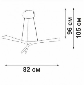 Подвесной светильник Vitaluce V2708 V2708-9/3S в Советском - sovetskiy.ok-mebel.com | фото 3