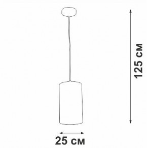 Подвесной светильник Vitaluce V2895 V2895-0/1S в Советском - sovetskiy.ok-mebel.com | фото 6