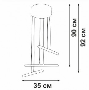 Подвесной светильник Vitaluce V3046 V3046-1/3S в Советском - sovetskiy.ok-mebel.com | фото 5