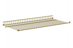 Полка сотовая L695 (золото) в Советском - sovetskiy.ok-mebel.com | фото