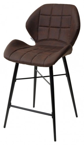 Полубарный стул MARCEL COWBOY-#800 темно-коричневый (H=65cm), ткань микрофибра М-City в Советском - sovetskiy.ok-mebel.com | фото 1