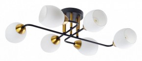 Потолочная люстра Arte Lamp Andrea A8141PL-6BK в Советском - sovetskiy.ok-mebel.com | фото
