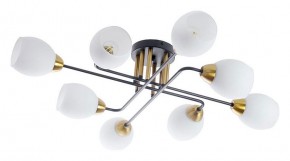 Потолочная люстра Arte Lamp Andrea A8141PL-8BK в Советском - sovetskiy.ok-mebel.com | фото