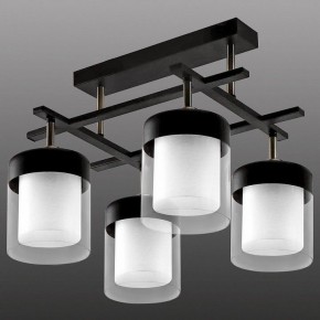 Потолочная люстра Imex MD.06593 MD.06593-4-S-BK+AB в Советском - sovetskiy.ok-mebel.com | фото