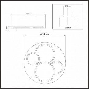 Потолочная люстра Sonex Pine 7734/60L в Советском - sovetskiy.ok-mebel.com | фото 9