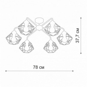Потолочная люстра Vitaluce V42580 V42580-1/6PL в Советском - sovetskiy.ok-mebel.com | фото 2