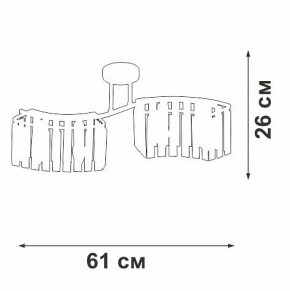 Потолочная люстра Vitaluce V5884 V5884-0/4PL в Советском - sovetskiy.ok-mebel.com | фото 4