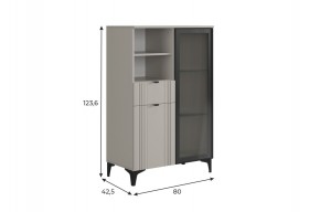 РИЧ Комод 2 со стеклом в Советском - sovetskiy.ok-mebel.com | фото 2