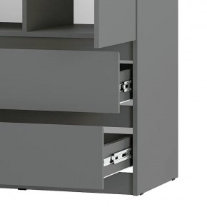 Шкаф 2-х створчатый Симпл ШК-03 (графит) в Советском - sovetskiy.ok-mebel.com | фото 9