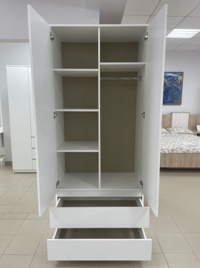 Шкаф 2-ств. с 2 ящиками "Бьянко" в Советском - sovetskiy.ok-mebel.com | фото 2