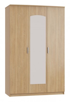 Шкаф 3-х дверный с зеркалом Шк210.1 МС Ирина в Советском - sovetskiy.ok-mebel.com | фото