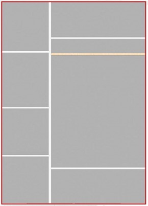 Шкаф 3-х дверный Ольга-1Н для одежды и белья в Советском - sovetskiy.ok-mebel.com | фото 4