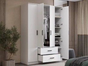 Шкаф 4-х створчатый Титан (белый) в Советском - sovetskiy.ok-mebel.com | фото 4