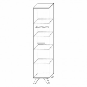 Шкаф 400 Вега Скандинавия в Советском - sovetskiy.ok-mebel.com | фото 4