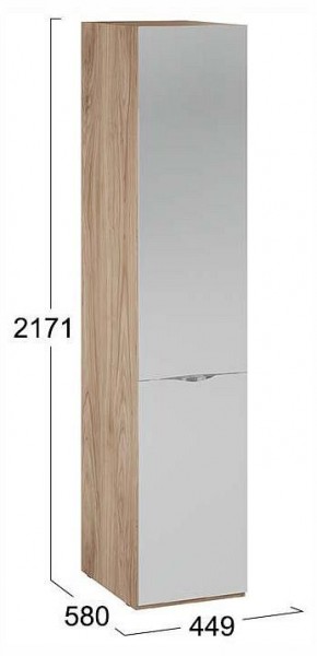 Шкаф для белья Глосс СМ-319.07.002 в Советском - sovetskiy.ok-mebel.com | фото 4