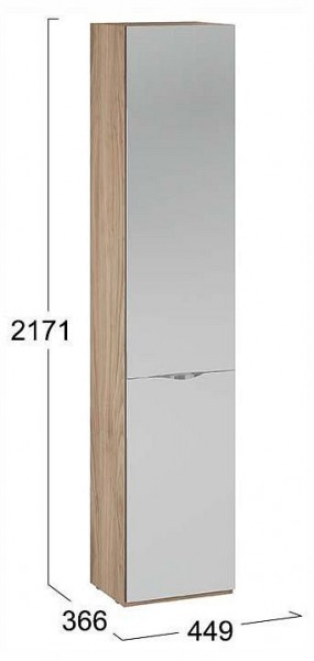 Шкаф для белья Глосс СМ-319.07.012 в Советском - sovetskiy.ok-mebel.com | фото 4