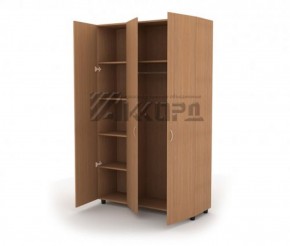 Шкаф комбинированный для одежды ШГ 84.3 (1200*620*1800) в Советском - sovetskiy.ok-mebel.com | фото